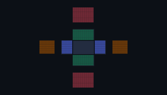 Football Stadium seating chart template — 3,332 seats