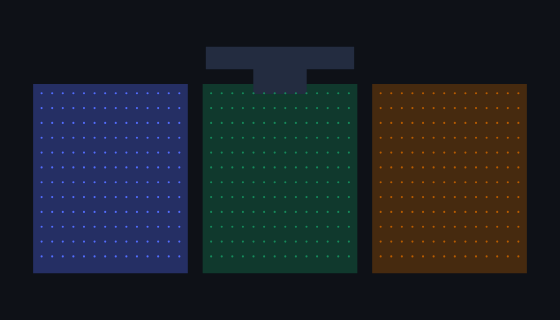 Thrust-Stage Theatre seating chart template — 504 seats